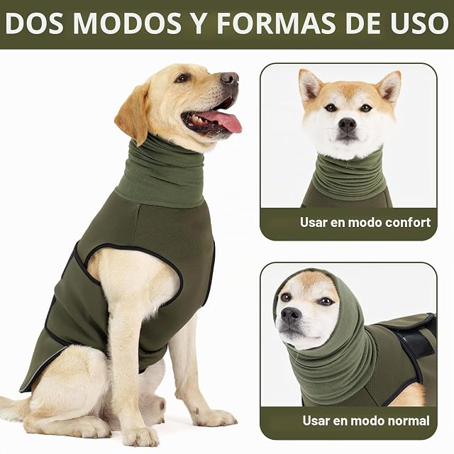 Foto 4 de 7 de UJBVCX Anti-Anxiety Vest for Dogs, Dog Relaxing Vest, Chaleco Relajante para Perros, Abrigo Calmante