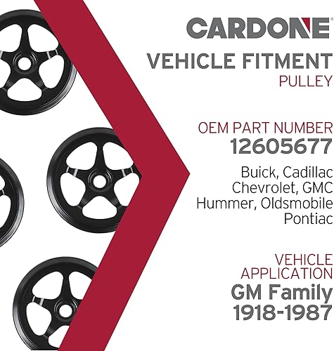 Miniatura 2 de Cardone 3P-25160 Autpmotive Reemplazo de la bomba de la dirección asistida de la polea para la familia GMC