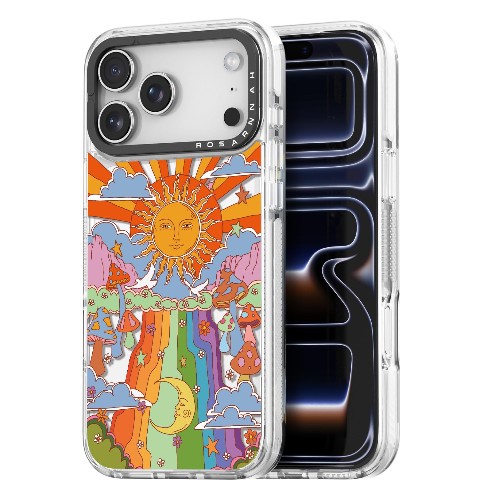 Coque iPhone Pro durable transparente antichoc motif champignon - 8