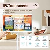 TV Portable pour Extérieur 32 Pouces, TV sur roulettes, Android Smart Screen, Portable Display with Battery, pour Visioconférence Et Présentations - 2