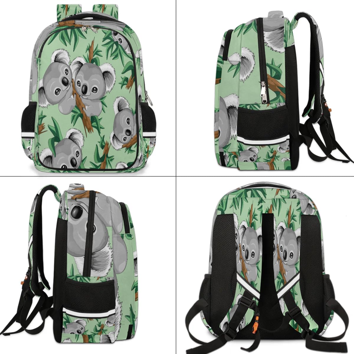 Uroczy koala plecak dziecięcy wielofunkcyjny plecak wzór koala plecak szkolny torba na książki turystyka podróż na co dzień laptop plecak torby dla chłopców dziewcząt mężczyzn kobiet, Kolor, XXL