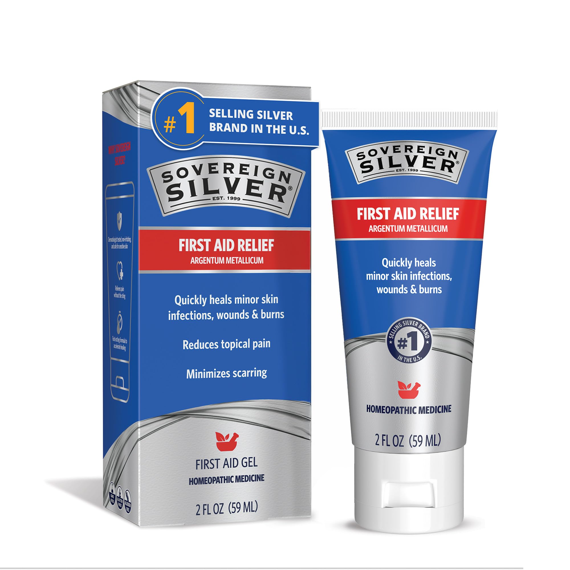 Sovereign Silver Colloidal Silver Gel, Wounds & Burns, 0.5 oz (15 mL) — Amazon image 10