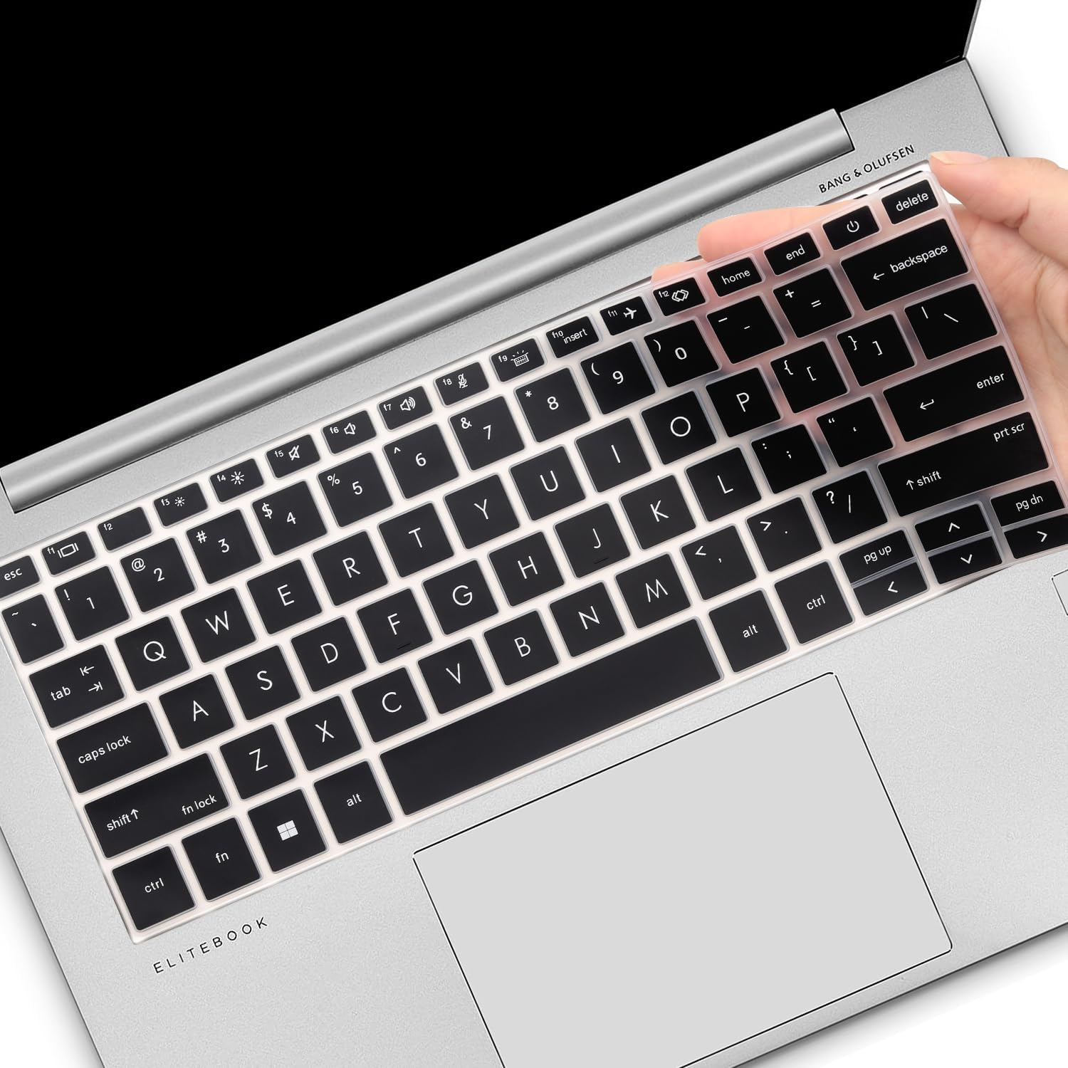 Keyboard Cover for HP EliteBook 830 835 840 845 1040 G9 G10 2025 2024 2023 2022 13.3 14 inch Laptop Accessories Keyboard Protective Skin (Not fit The 830/840/845/1040 G11 G8 G7 G6 G5 G4 G3)-Black