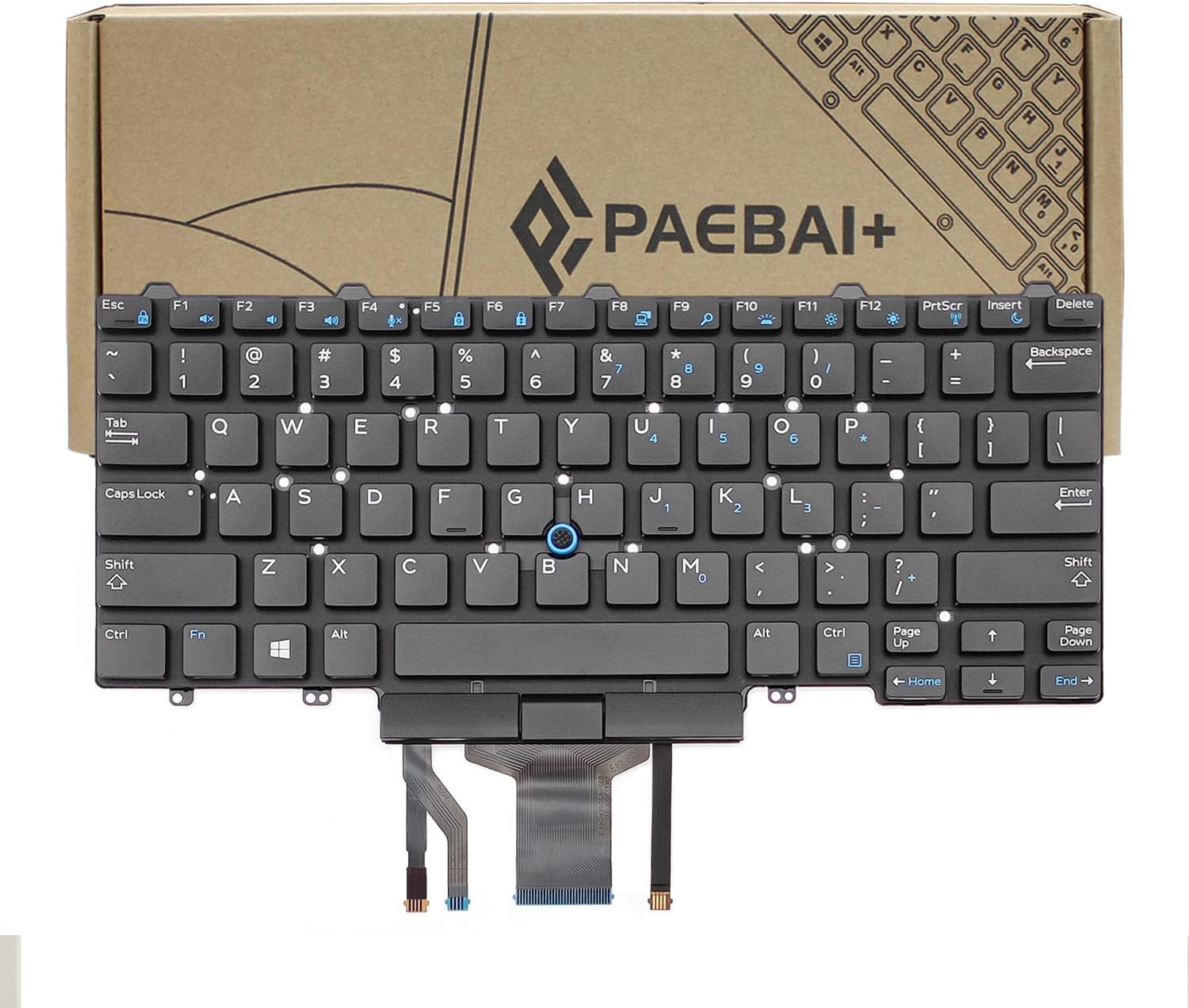 Amazon.com: AUTENS Replacement US Keyboard for Dell Latitude E5450 ...