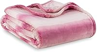 Berkshire Blanket VelvetLoft Heavyweight Plush Blanket Full/Queen 90x90 Purple Pitch - Soft Fuzzy Warm Cozy Throw for Bed Couch