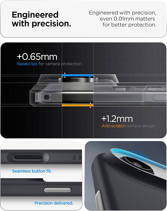 Spigen iPhone Air ile Uyumlu MagSafe Kılıf Nano Pop Mag Fit Kaymaz Silikon Siyah Kapak - ACS09933 (Spigen TR Garantili)
