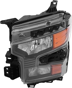 Front Halogen Headlight Left+Right Side for 2022-2024 Chevy Silverado 1500, Driver & Passenger Sides Head Lights Direct Replacement Headlamps Assy Set Assembly Left Driver Side