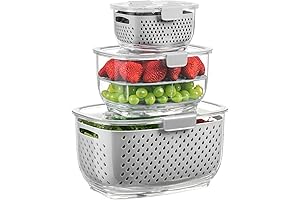 LUXEAR Fresh Fruit and Vegetable Storage: Keep Your Produce Crisp
