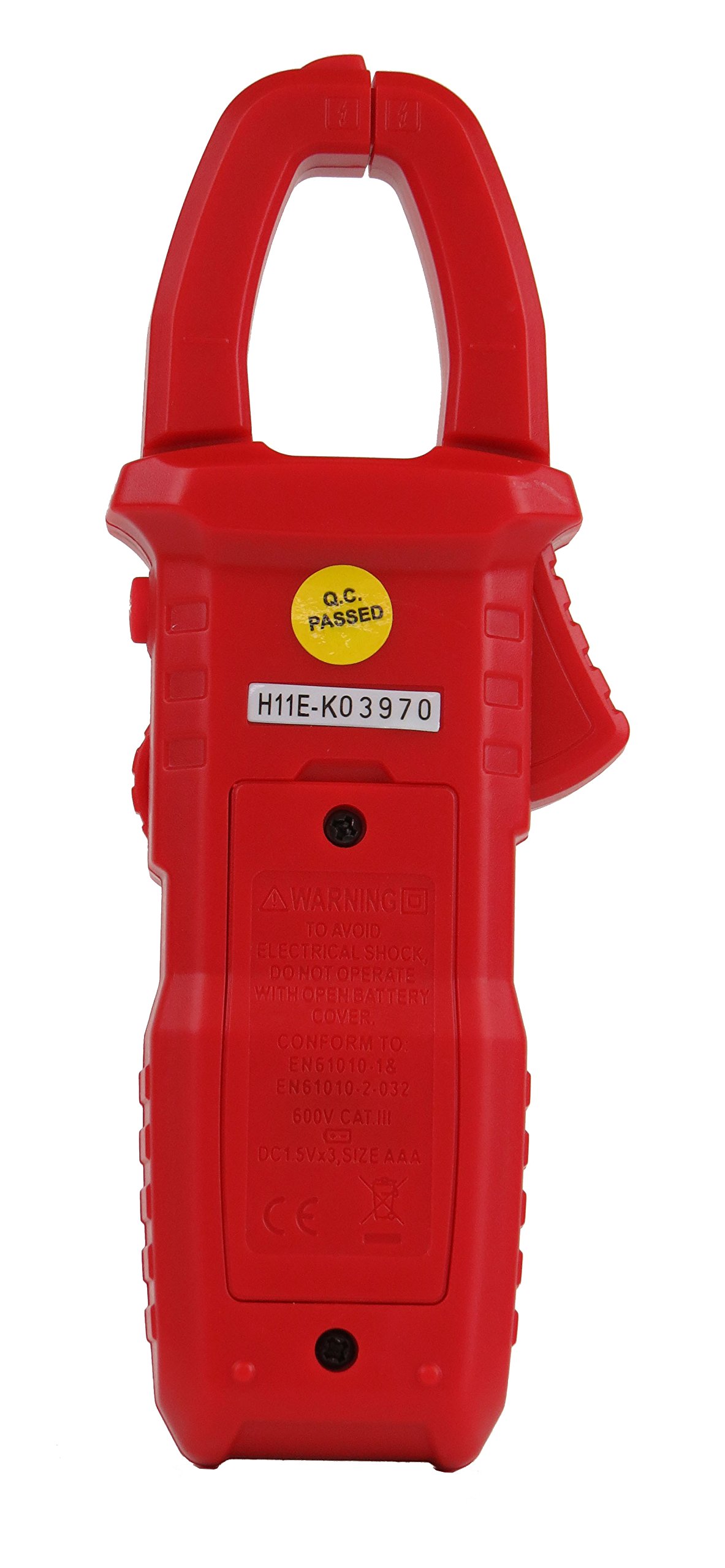 TekPower TP2018S AC/DC Voltage AC Current Non Contact Voltage Detection NVC Resistance Clamp Meter Multimeter (TP2018S)