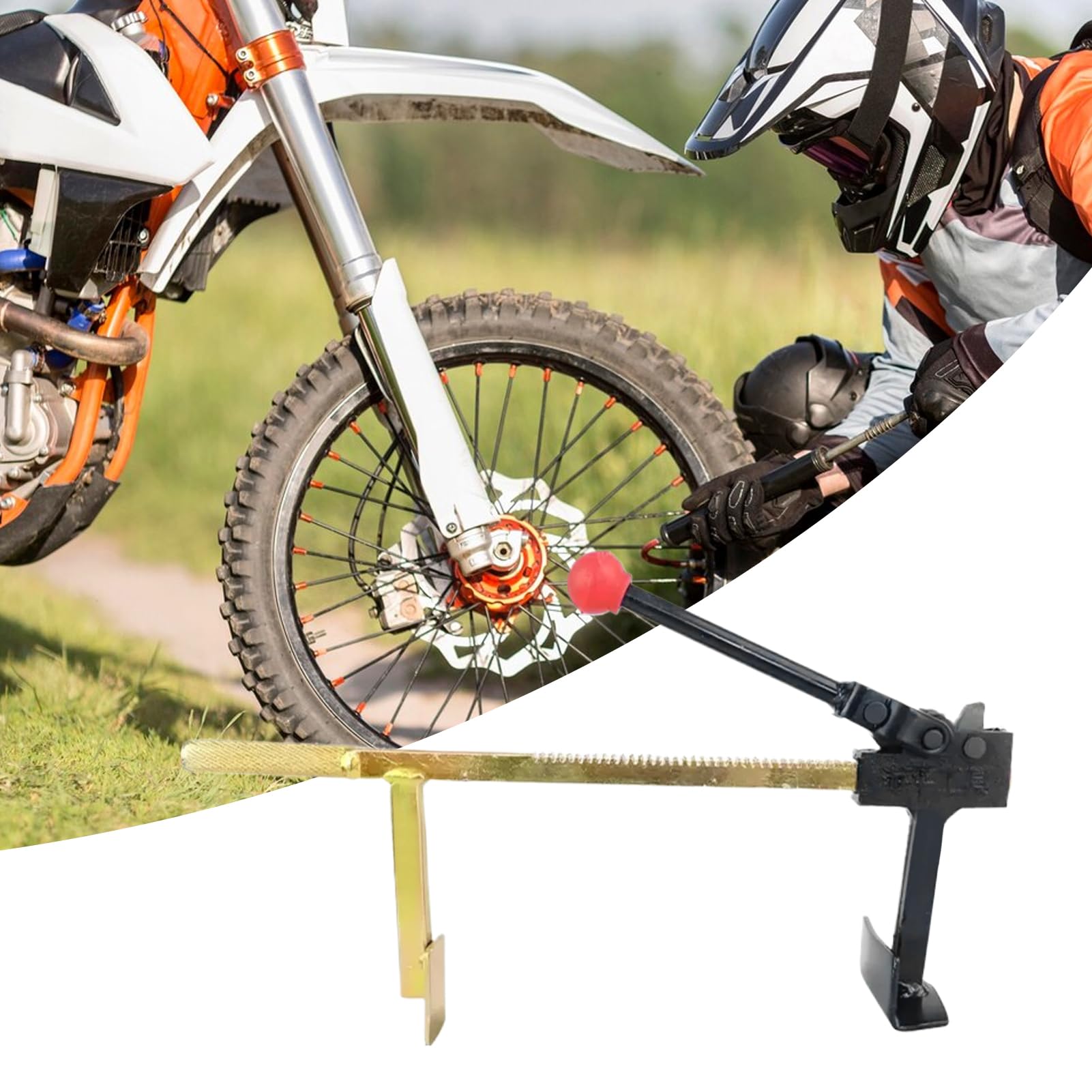 Smontagomme Attrezzo Portatile Manuale per Smontare Gomme e Montare Ruote | Attrezzo Manuale Rimozione Gomme Per Auto Scooter Atv Moto