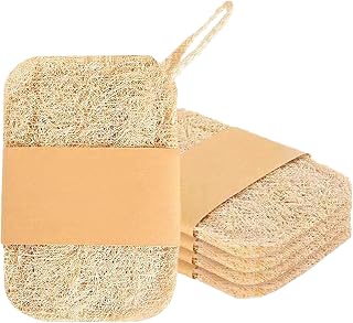 5 PCS Natural Sponges for Dishes, Natural Kitchen Artifact, Environmental Protection Sponge, loofah Sponge YHJ038beige