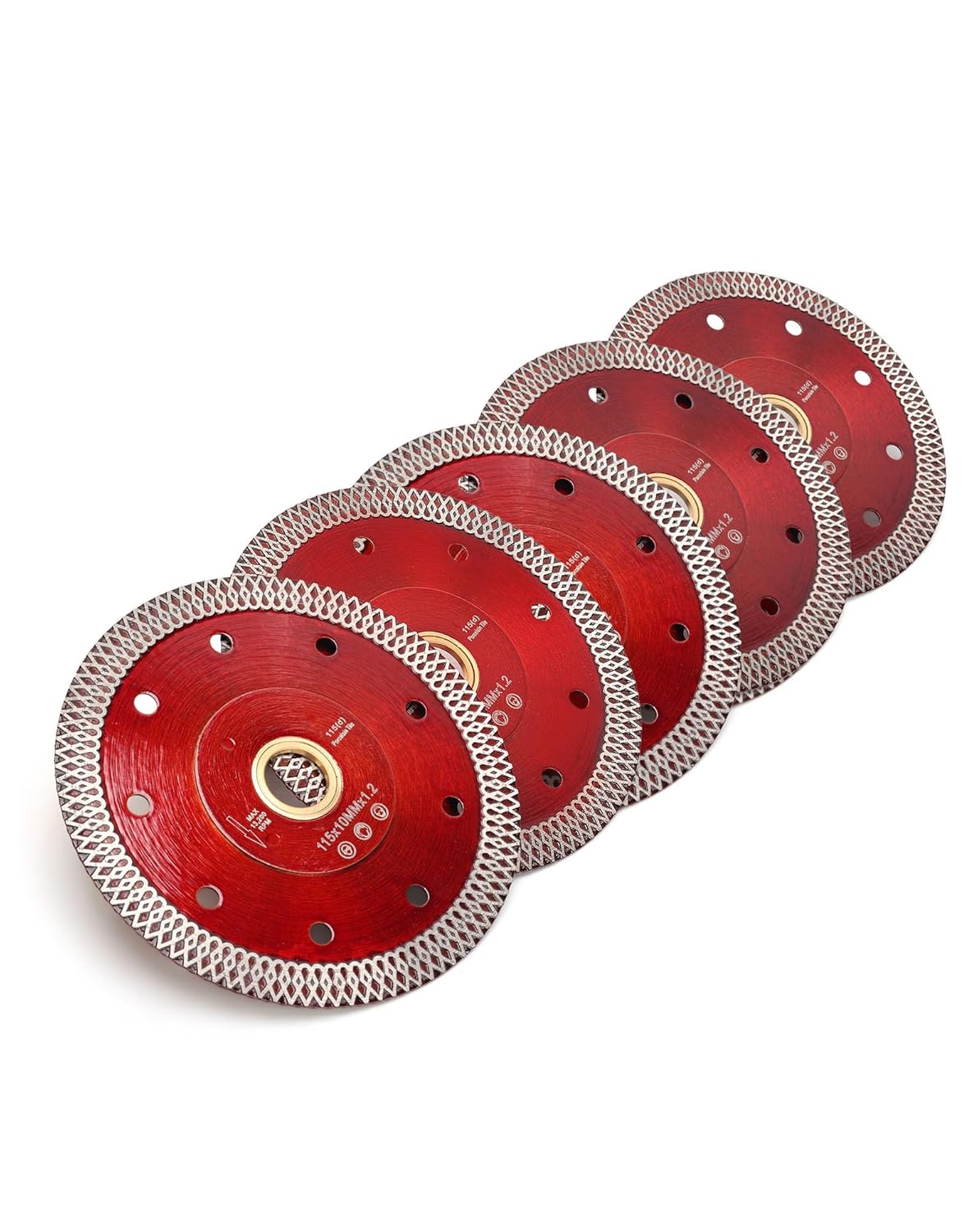 Casaverde 5Pcs/Lot 4.5" Super Thin Diamond Porcelain Saw Blade for Cutting Ceramic or Porcelain Tiles (4.5"-5pcs)…