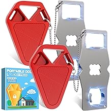 Portable Door Lock Travel Hotel Safety: 2P Hotel Door Locks for Travelers, Apartment Security Locker from Inside Room Bedroom Child Kid Women Travel Gift Traveler Stocking Stuffers Traveling Essential