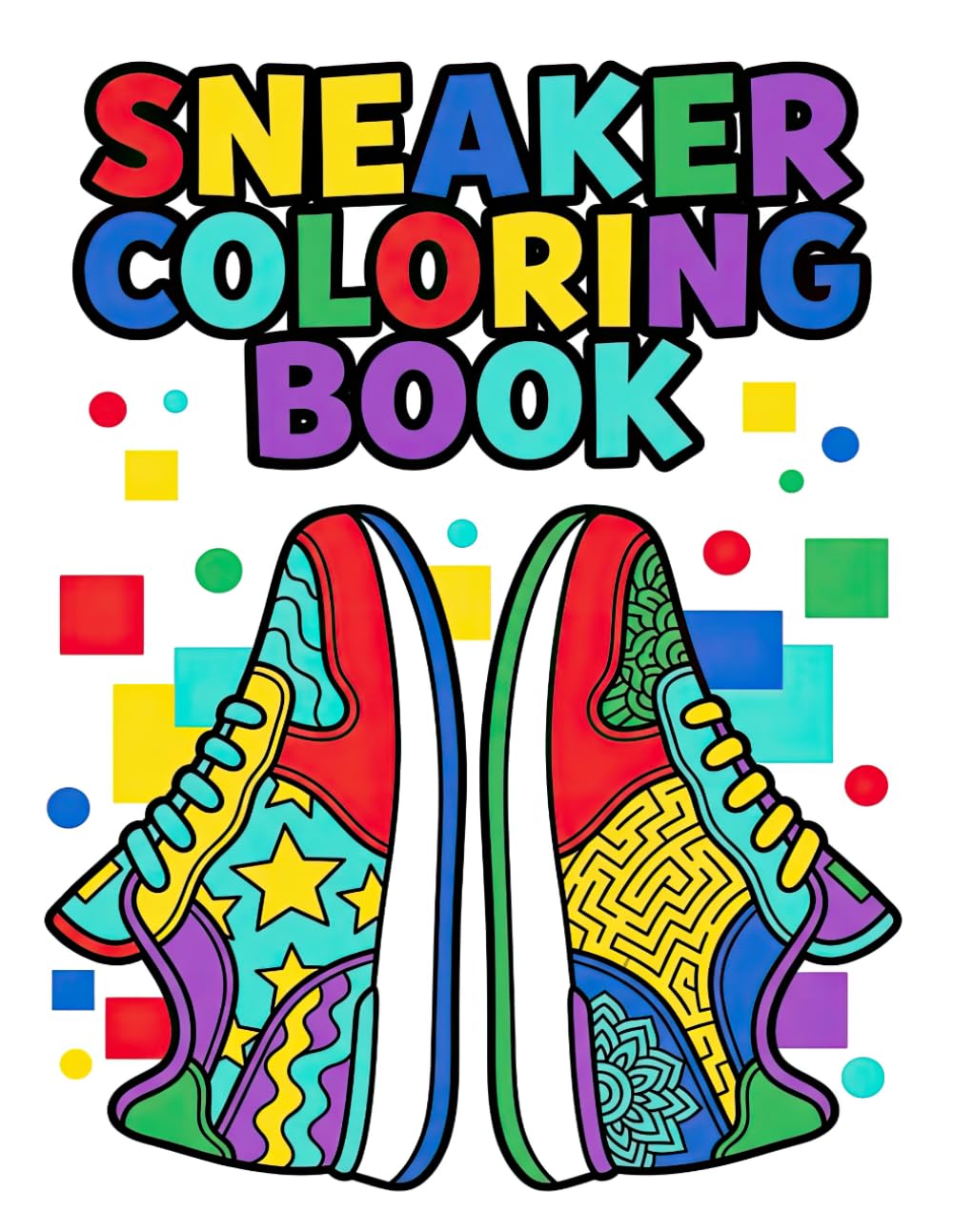 Sneaker Coloring Book: Fashion Style Coloring Pages Filled with Sneaker Inspired Illustrations for Creative Relaxation and Enjoyment