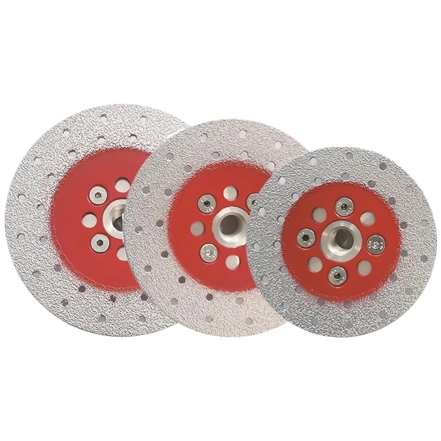 M14 Double Sided Grinding Disc 100/115/125mm Brazed Diamond Coated Grinding Disc Cutting Wheel 40/50 Diamond Grit (Size : 115mm)
