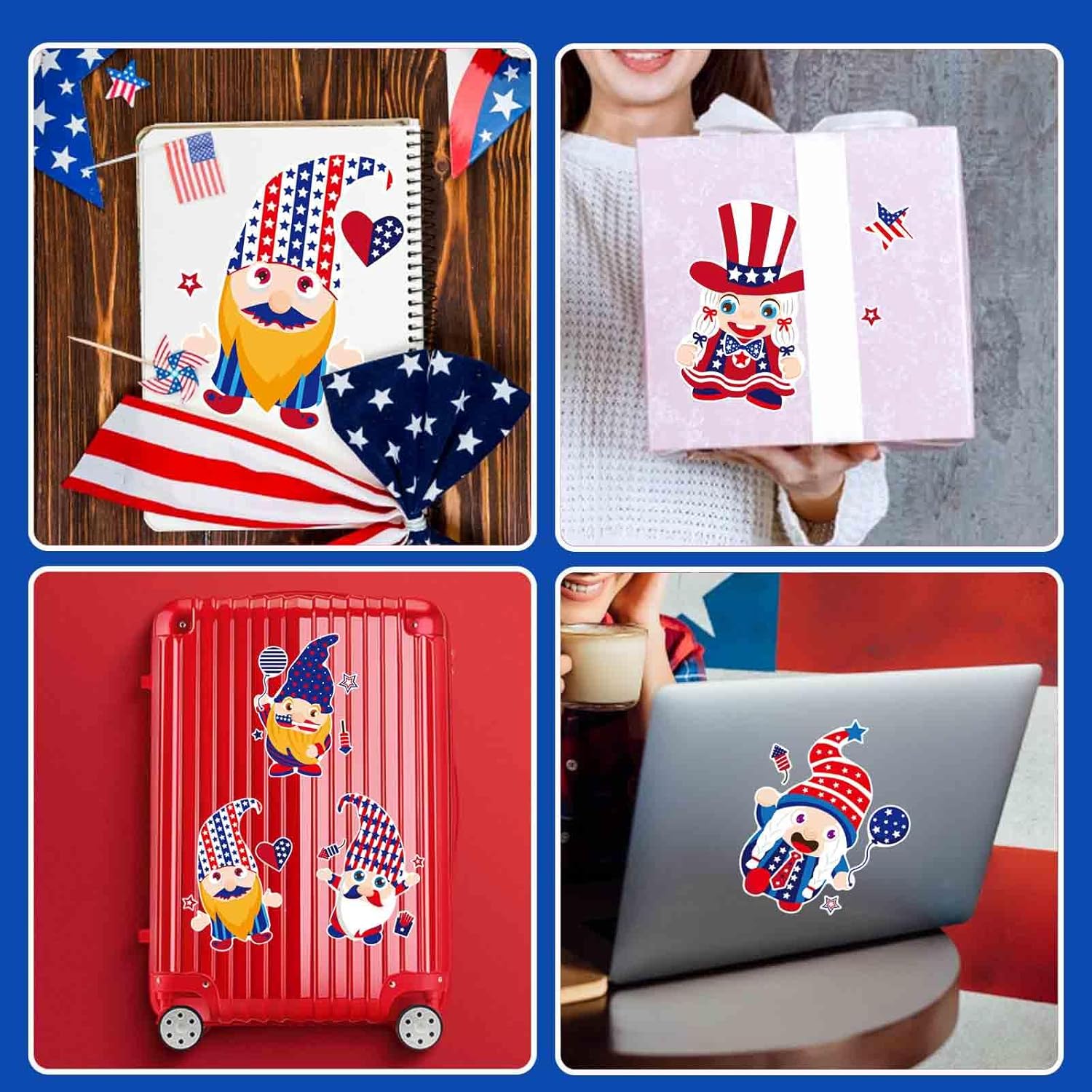 4th of July Sticker, Make-a-face Stickers for Kids, Patriotic Independence Day Make Your Own Stickers, Fourth of July Sticker Decorations, USA Clasroom Decoration, Memorial Day