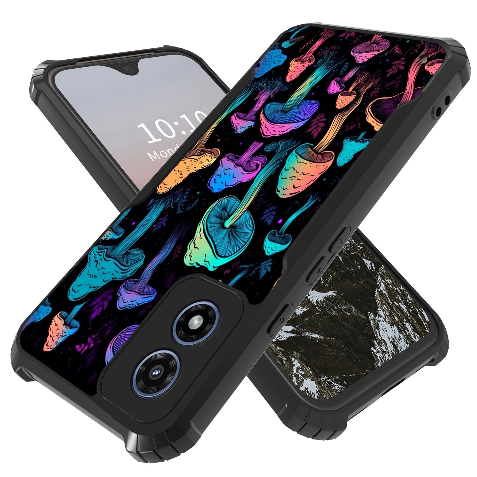 Qindaiwen for Motorola Moto G-Play-2024 Case, Military Grade Shockproof Slim Protective Phone Case for Moto G Play 2024, Shockproof Rugged with