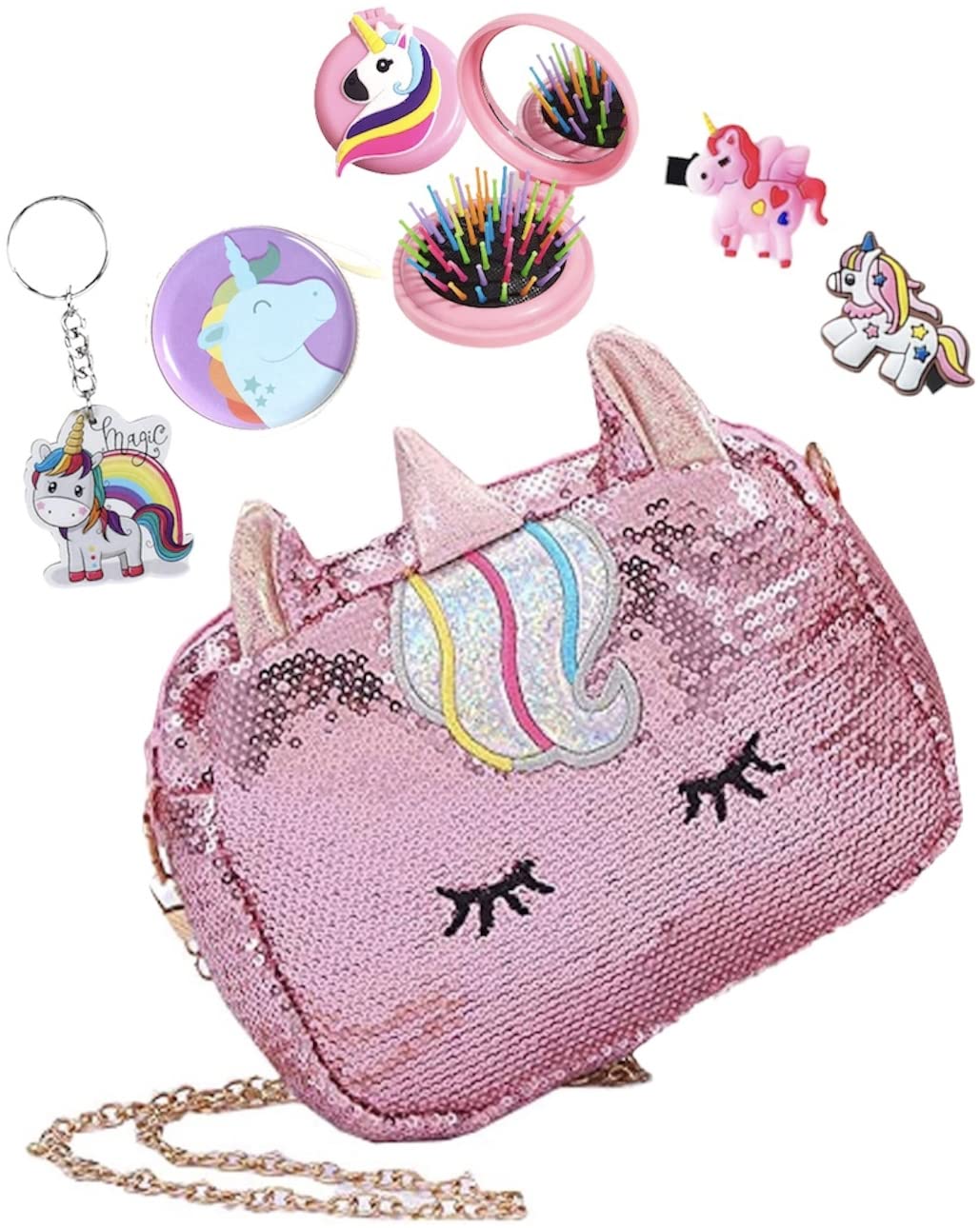 See full amazon price history chart for Le Delite unicorn fur sling bag/cute stylish handbag purse for girls kids/Girls Cartoon Cross-body Messenger Bag for Toddlers (sequin sling + hairbrush) Le Delite unicorn fur sling bag/cute stylish handbag purse for girls kids/Girls Cartoon Cross-body Messenger Bag for Toddlers (sequin sling + hairbrush) (B0BDX6VC3F) Amazon Price History, Amazon Price Tracker