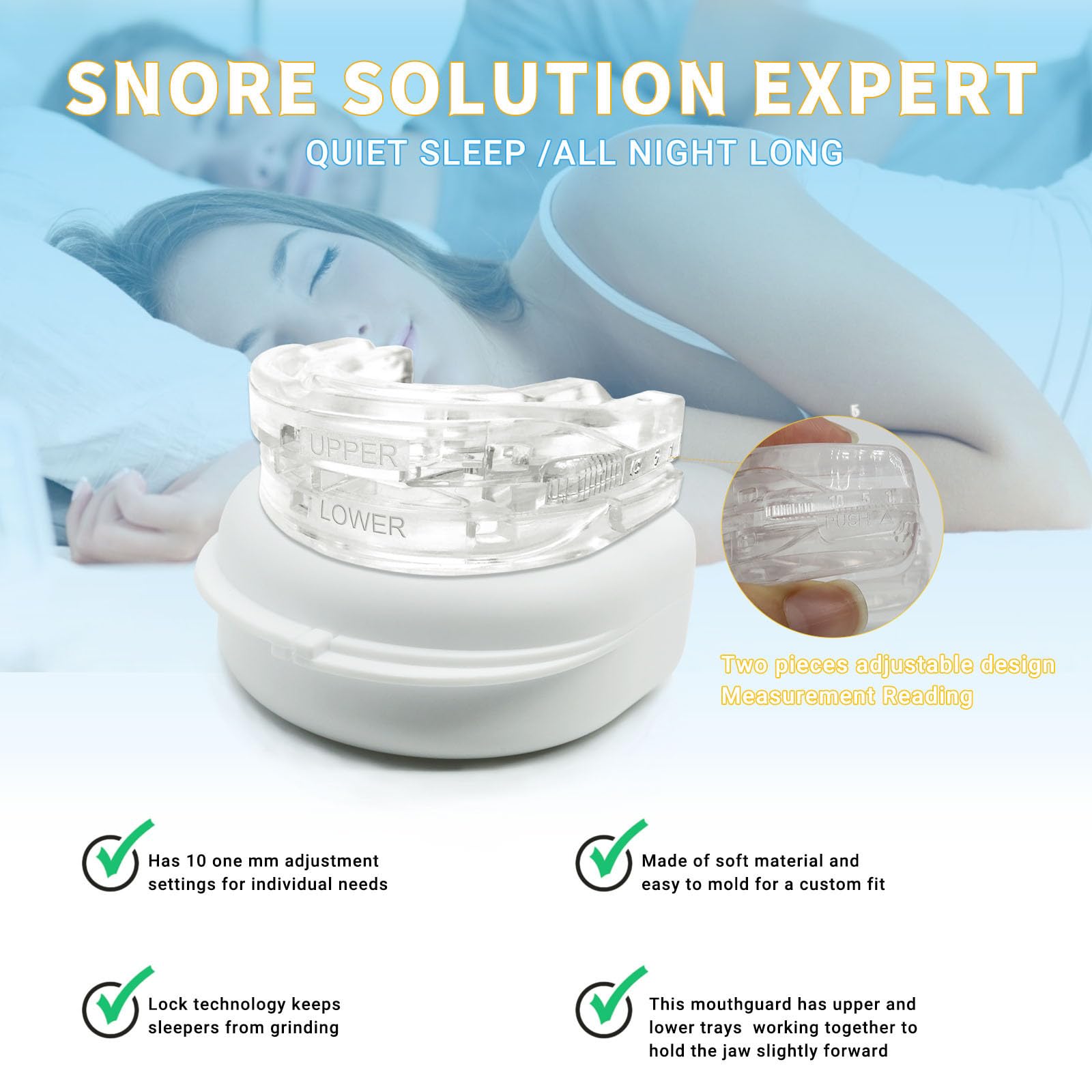 Osmosnorlite Osmo SnorLite 2.0.SnoreStop - Anti Snoring Therapy (blau)