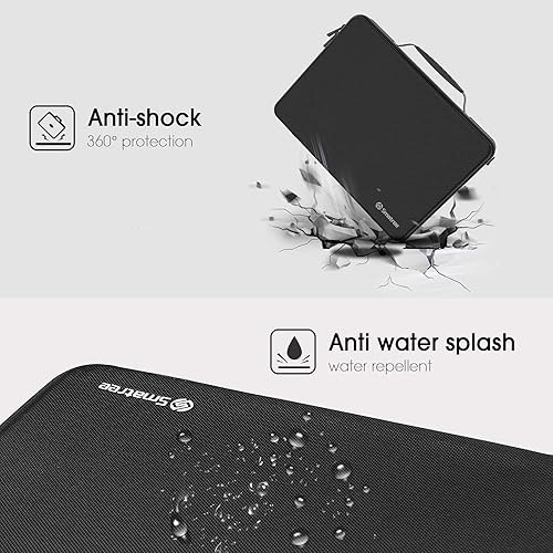 Miniatura 6 de Smatree Bolsa de hombro rígida para laptop compatible con MacBook Pro202313 pulgadas MacBook Air 2022-201712.9 pulgadas iPad Pro 54 con