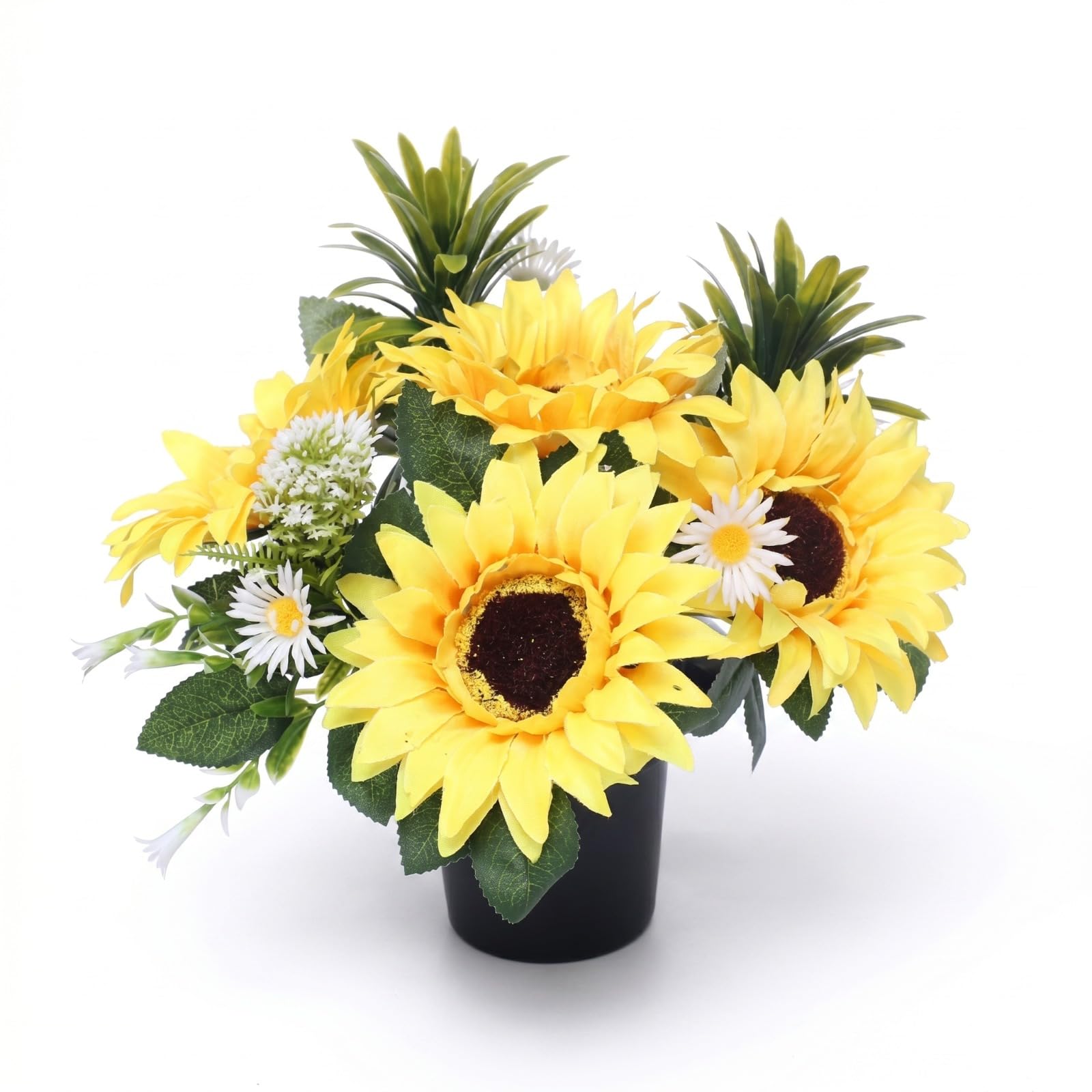 Girasoles artificiales para cementerio de alta calidad y diseño mejorado
