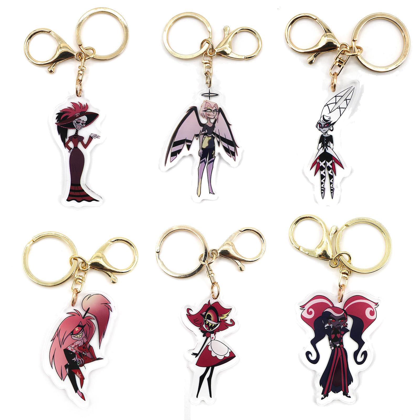 Amazon.co.jp: ハズビン ホテル キーホルダー 6個セットヴァぎー