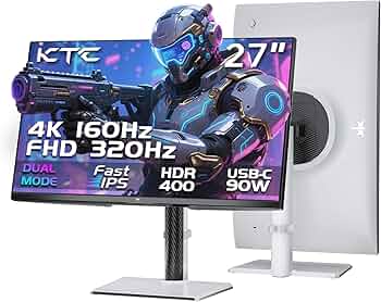 Amazon.com: KTC 27 Inch 4K Gaming Monitor, Dual Mode UHD 160Hz Amazon.com: KTC 27 Inch 4K Gaming Monitor, Dual Mode UHD 160Hz