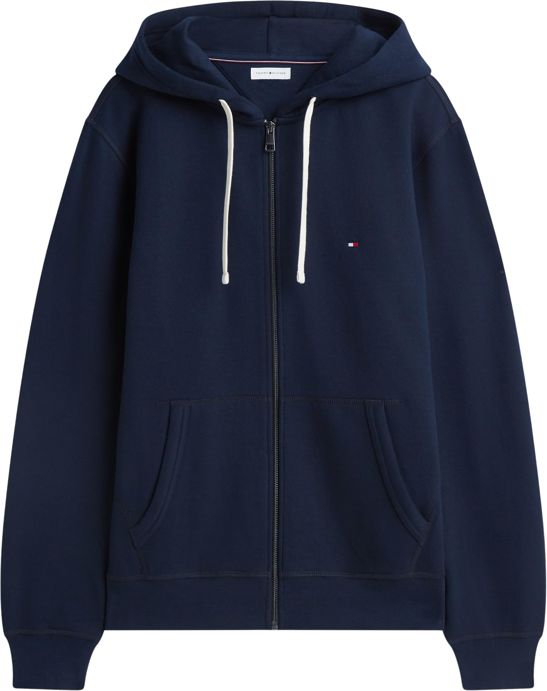 Tommy Hilfiger Essential Fleece Hooded Reg Zt Mw0mw44931 Sudadera con Capucha y Cremallera Hombre