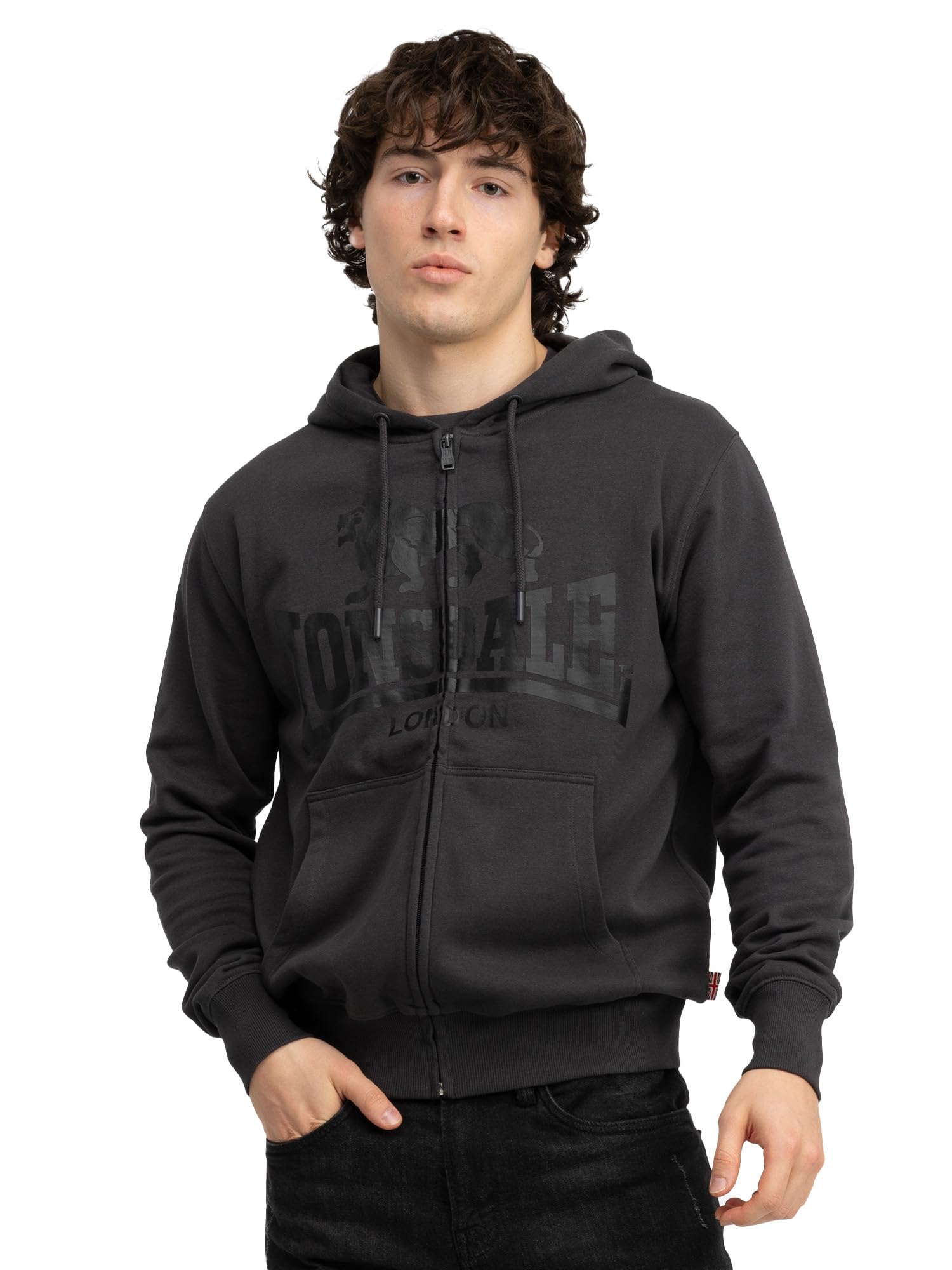 Lonsdale Herren Krafty Kapuzensweatjacke
