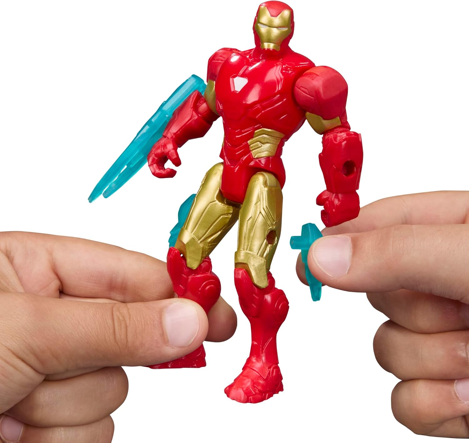 AVENGERS Marvel ActionVerse Iron Man Action Figure & Accessories, 4.5-Inch (11.4 CM) Super Hero Toys & Figures for Kids, Ages 4+ - Image 4