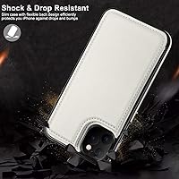 Vista 318 de LETO para iPhone 15 Pro Funda tipo cartera - Tapa tipo folio con patada - Diseños de moda - Tarjetero - Funda protectora para mujeres y niñas - 6.1