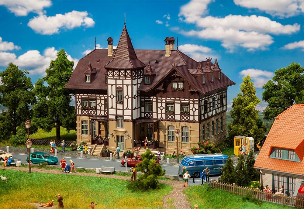 Faller FA130652 zestaw modelarski sanatorium, akcesoria, wielokolorowy, jeden rozmiar
