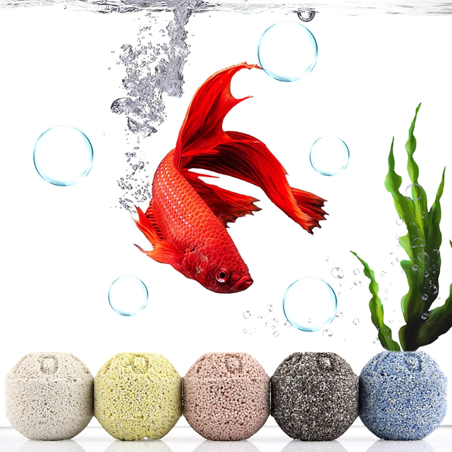 Aquarium Filter Balls, Bio Filtration Balls Remove Odors Activate Water Quality Cultivate