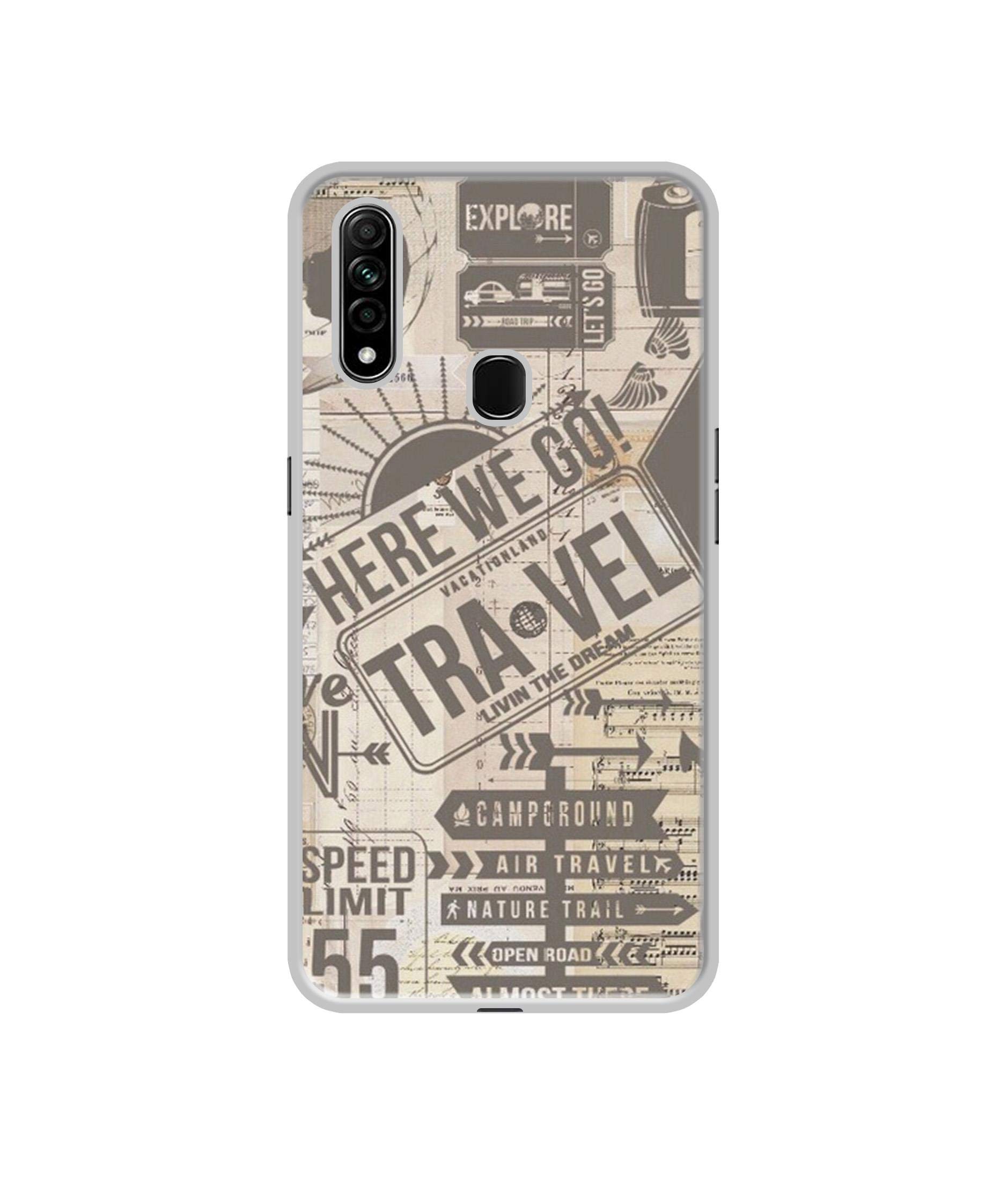 Casotec Travel Design Printed Silicon Soft TPU Back Case Cover for Oppo A31, Multi-Colored (B0894WBS9T) Amazon Price History, Amazon Price Tracker