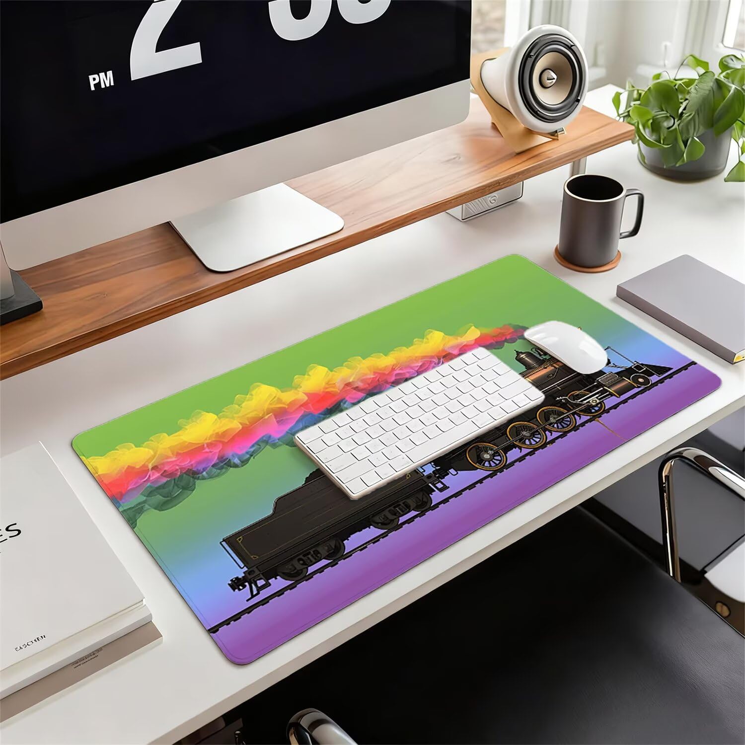 Podkładka pod mysz XXL zielona 1000 x 500 x 3 mm antypoślizgowa gumowa podkładka pod mysz dla gracza samochód precyzja kompatybilna z wszystkimi myszami, miękka powłoka wodoodporna ochrona biura do