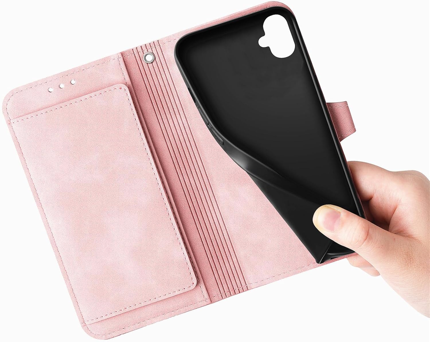 Compatible with Honor X7d 5G / X7d 4G Compatible with Honor 400 Smart 5G Flip-Kickstand Zipper Wallet with Lanyard and Magnetic Clasp Phone Case Blue