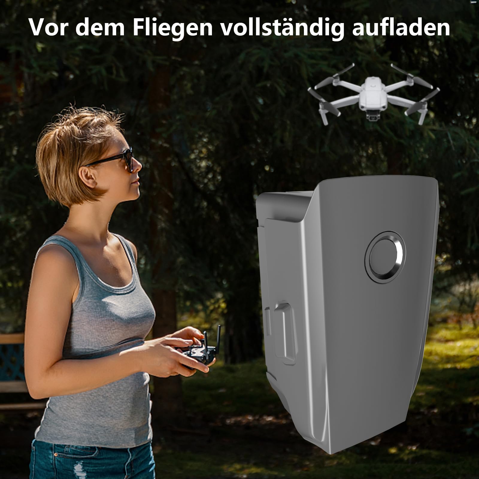 Mavic 2 Pro Akku, Homesuit 3850mAh 15.4V, Intelligenter Flugakku für DJI Mavic 2 Pro & DJI Mavic 2 Zoom(31min Max Flug), Nur kompatibel mit Original Ladegerät