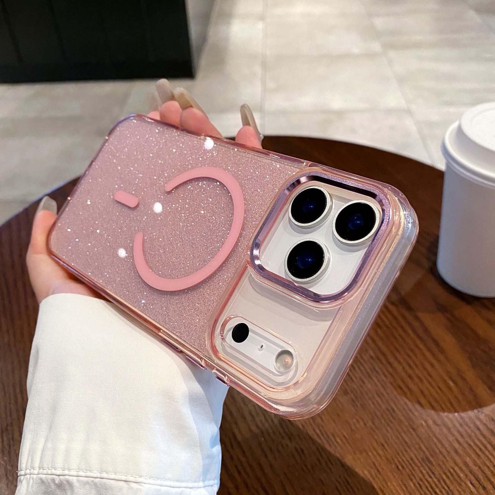 Coque iPhone 17 Pro rose silicone rigide : finis les chocs et rayures