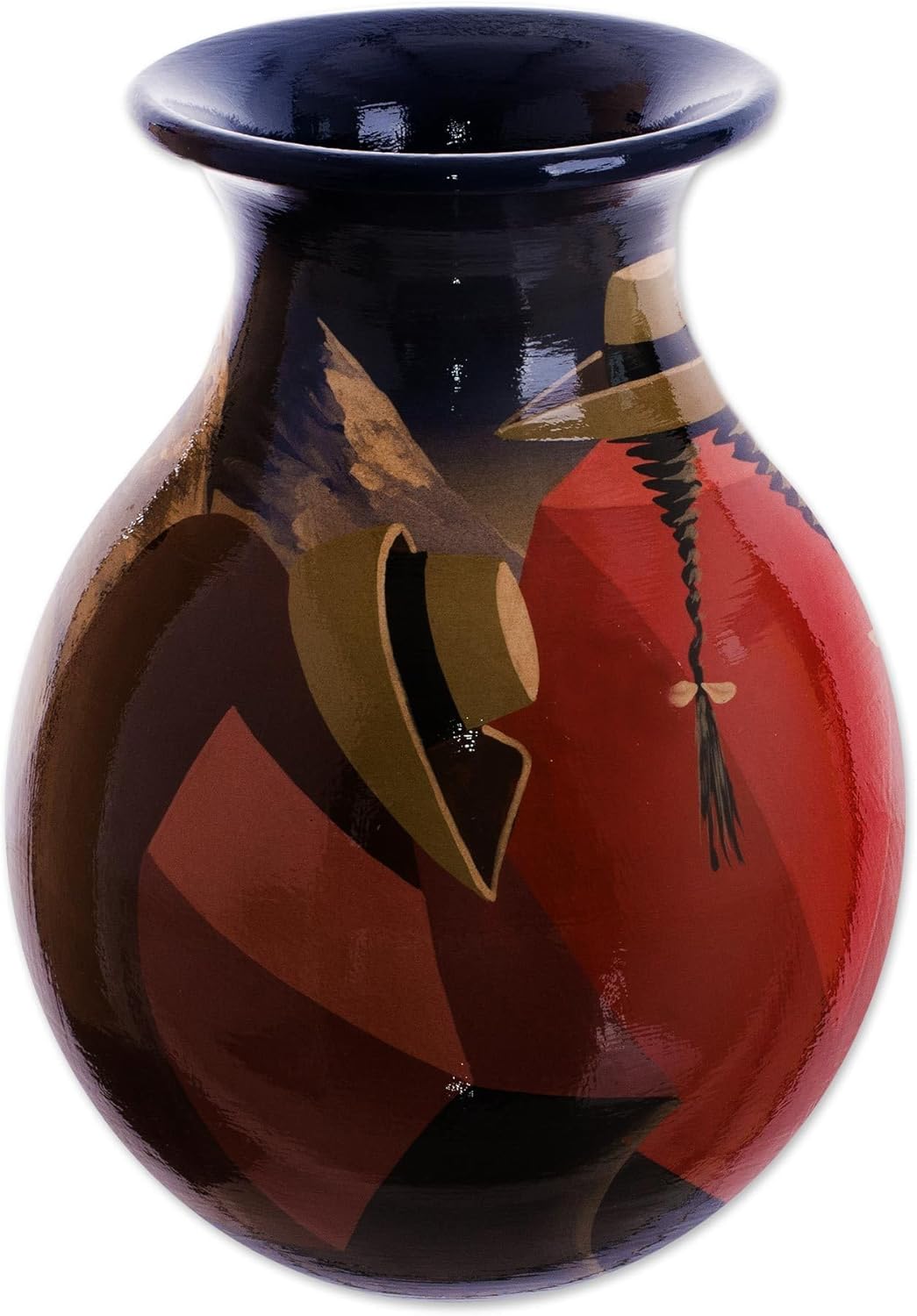 NOVICA The Rest Ceramic Vase