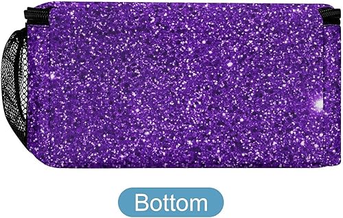 Miniatura 6 de Lonchera térmica con purpurina morada para niños y niñas de 6 años en adelante, térmica reutilizable, para el trabajo, para hombres y mujeres,