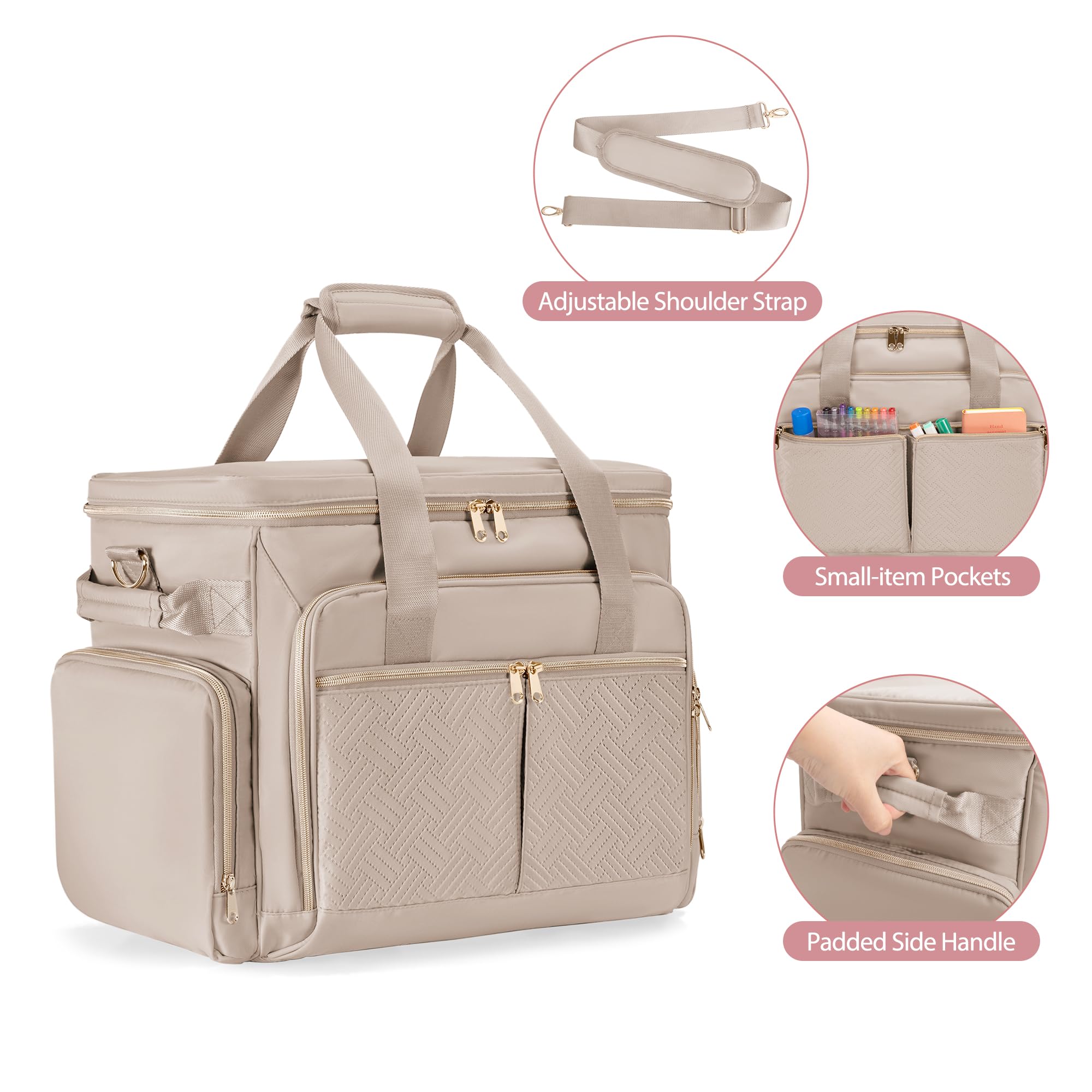 Rollende Lehrertasche mit Rollen, Lehrertasche mit abnehmbarem Trolley, Lehrertasche mit Rollen, passend für 15,6-Zoll-Laptops und Lehrerbedarf, Grau (Patentdesign)