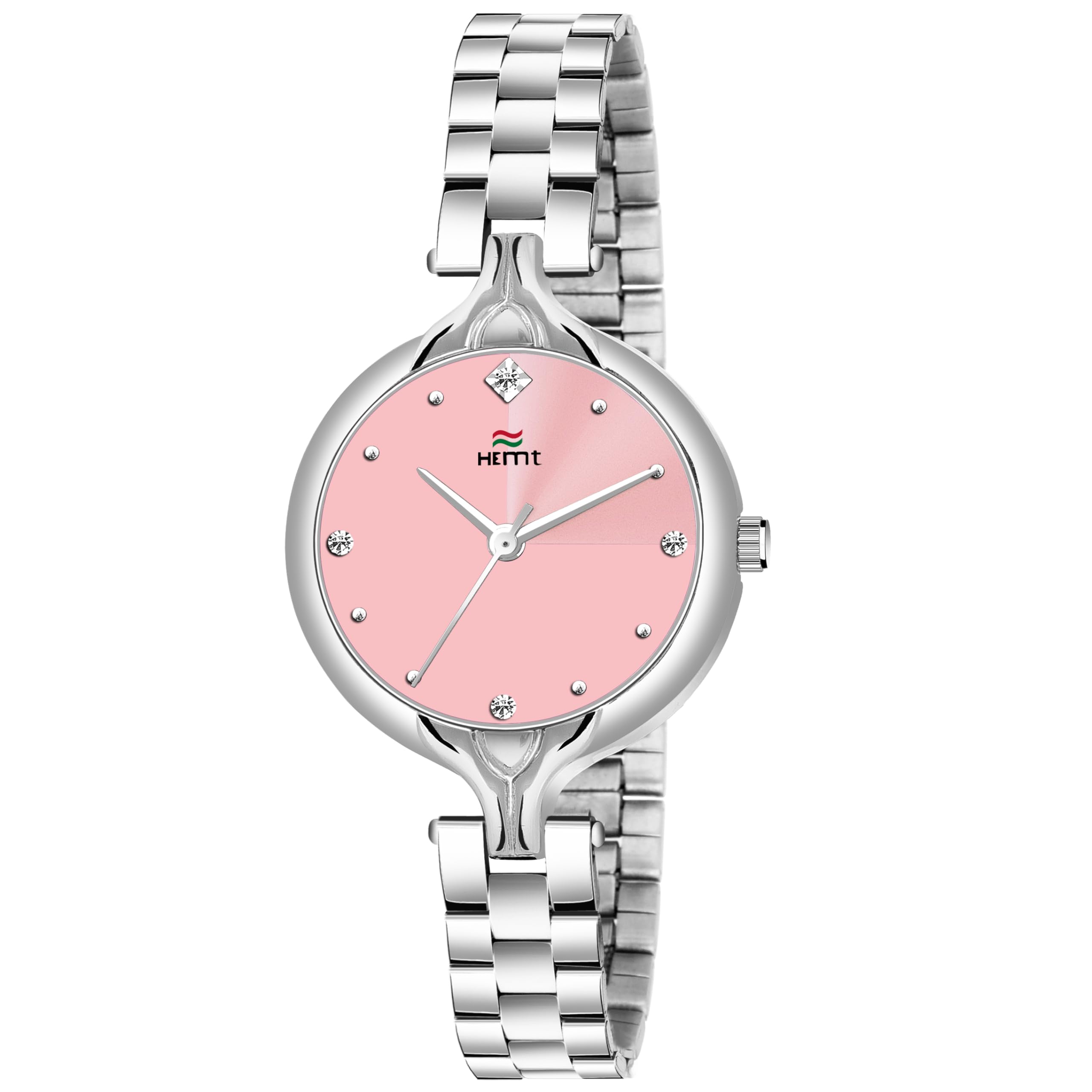 hamt Stainless Steel Chain Analog Watch For Women (Pink) (B0CRF3NVNQ) Amazon Price History, Amazon Price Tracker