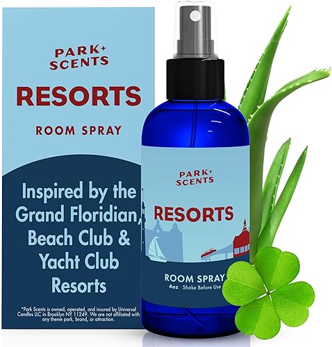 Park Scents Aerosol para habitaciones (4 onzas)  Olor preciso como el aroma del vestíbulo de los resorts de Disney club de playa, club de yates y