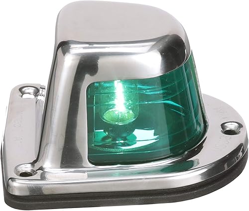 Miniatura 6 de Attwood Luz lateral de montaje en cubierta de acero inoxidable de 1 milla