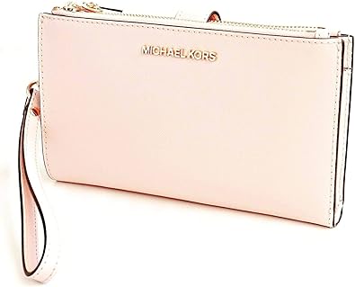 jet set travel large logo wristlet