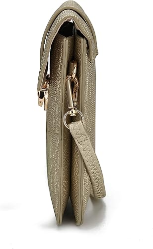 Miniatura 8 de MKF - Cartera pequeña cruzada para teléfono celular para mujer, bolsa de piel sintética para teléfono celular, funda con correa para el hombro