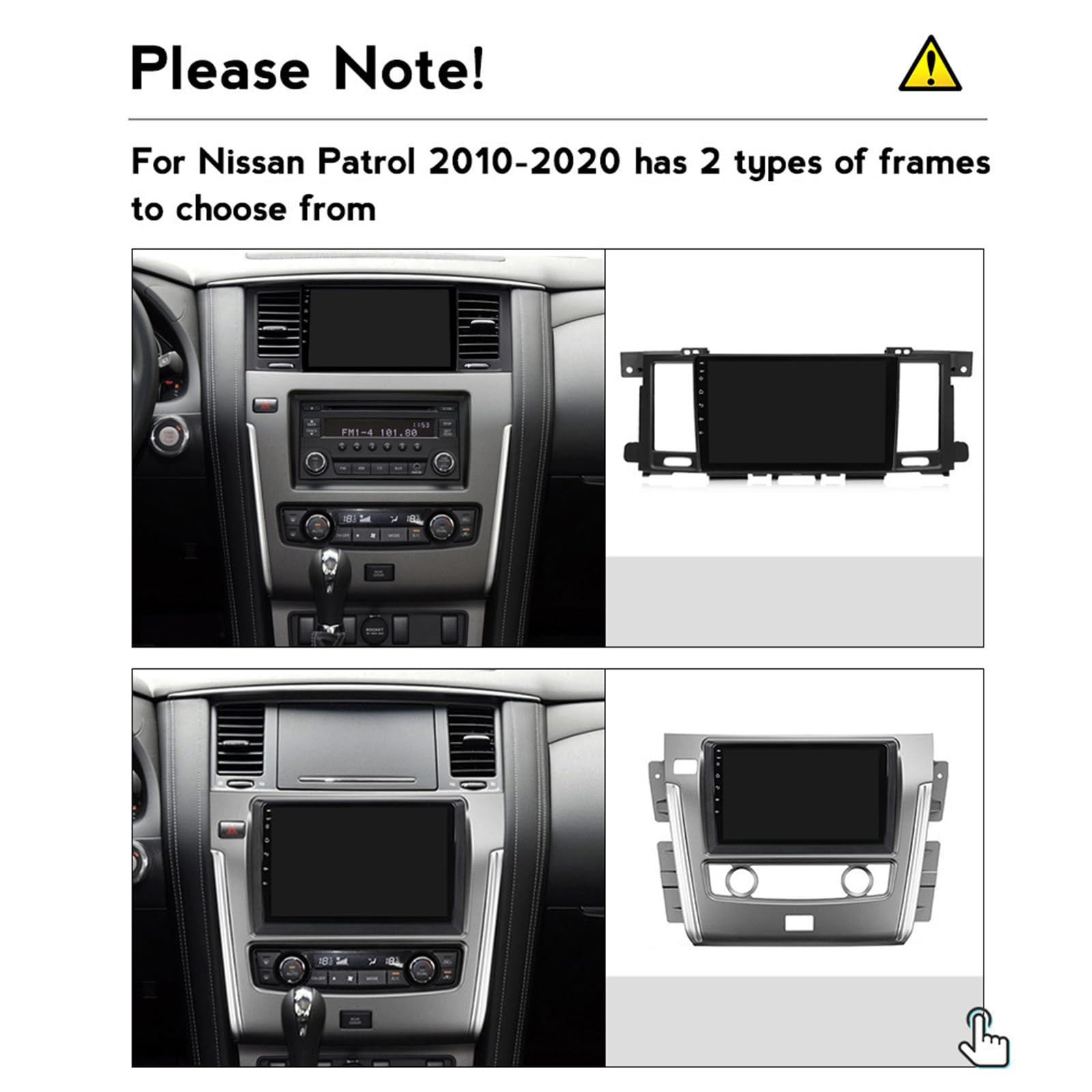 9"stereo radio samochodowe do Nissan Patrol 2010-2020 Carplay