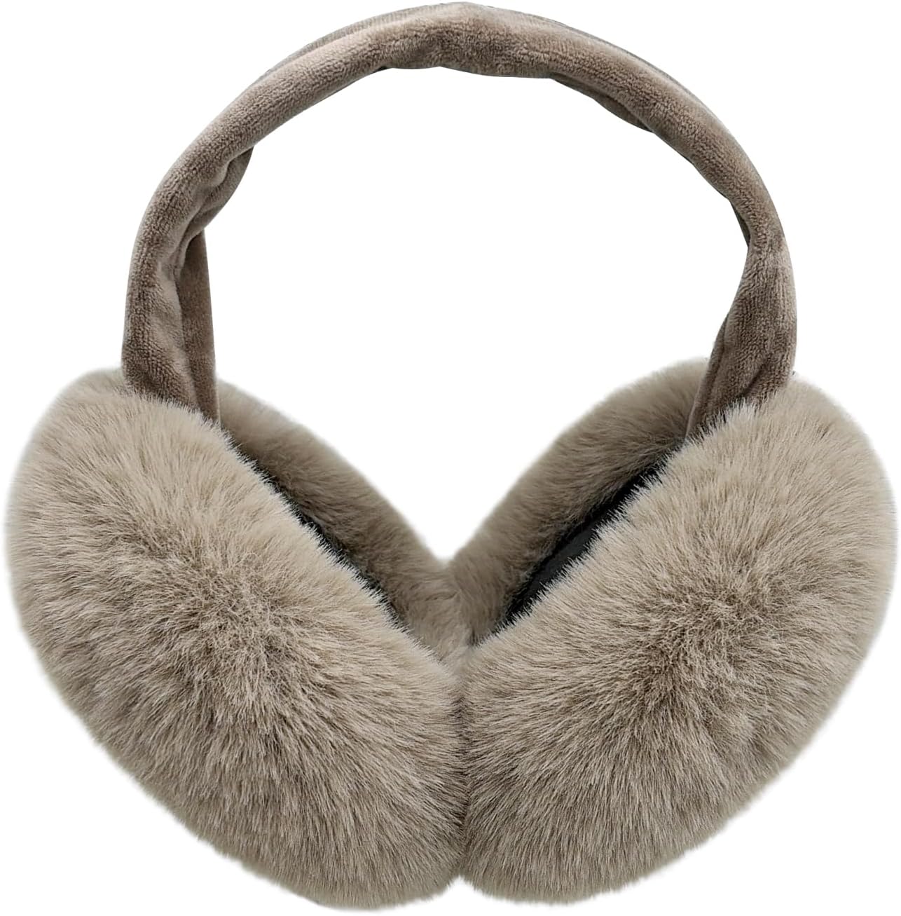 Women Winter Earmuffs Adjustable Faux Fleece Ear muffs Foldable Furry Cute Girl Ear Warmer for Cold Outdoor - Image 6