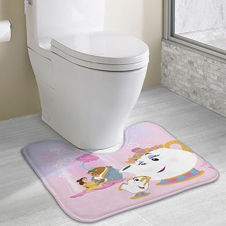 Amazon｜「U字型」美女と野獣 トイレマット おしゃれ 人気 かっこいい ...