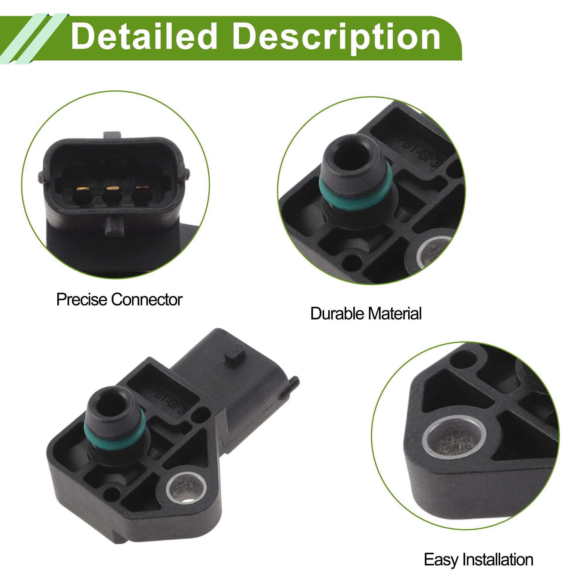 Capteur De Pression Absolue Du Collecteur MAP Pour OPEL Pour Astra H (A04) 1.7 CDTI 2004-2010 No.0281002487 1 Pc